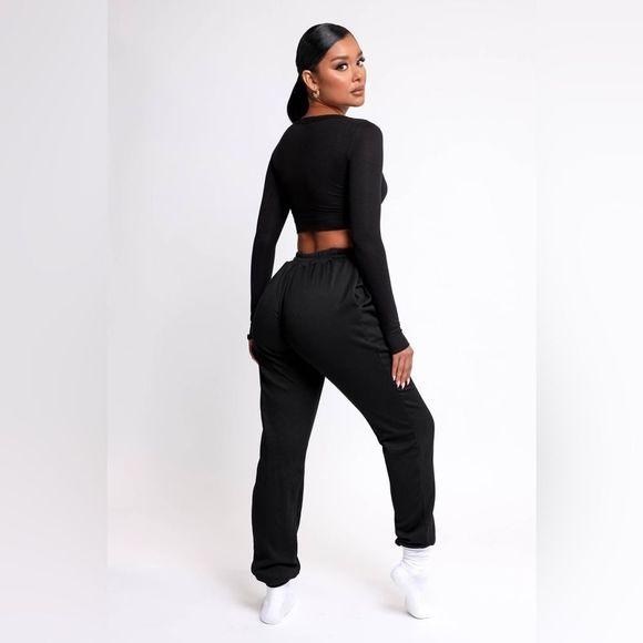 My Outfit Online Cozy Ribbed Joggers - Picture 6 of 11